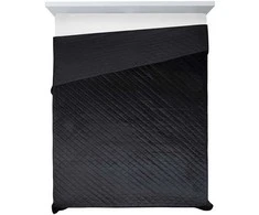 Eurofirany Lovatiesė NLO-03, 220x240 cm, juoda Lovatiesė