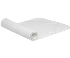 Kūdikio čiužinio apsauga, 60x120 cm, kvėpuojantis 3D korio sluoksnis, neperšlampama ir sugerianti, elastingi kampų dirželiai, balta, vaikiška paklodė