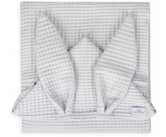 Rankšluostis Baby Matex BabyMatex Okrycie kąpielowe wafel Prestige Bunny roz. 70x140 (TB0456_42)