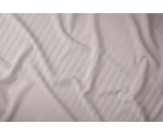 Detexpol Damasko patalynės komplektas, 160x200 cm, rožinė dryžuota medvilninė patalynė, minkšta patalynė, elegantiška patalynė, dvigulės lovos patalynė, damasko medvilnės patalynė