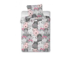 Faro PATALYNĖ PATALYS BEGEGETOMAS 100X135 HIPPOTAMS vaikams