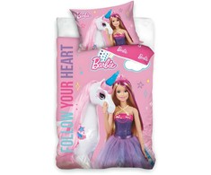 Carbotex BARBIE vienaragio patalynė 100/135