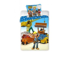 Faro Vaikiškas patalynės komplektas Bob the Builder 100x135, 2 dalių