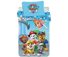 Patalynė bawełniana 100x135 Psi Patrol 7520 drużyna Paw mėlyna