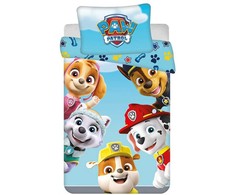 Patalynės komplektas Patalynė bawełniana 100x135 Psi Patrol Paw Pieski 8235 do łóżeczka dziecięca poszewka 40x60 JF 02