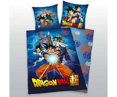 MCU Patalynė bawełniana 135x200 Dragon mėlyna su jedną poszewką 80x80 H23