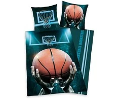 MCU Patalynė bawełniana 135x200 Koszykówka Basketball 7844 su jedną poszewką 80x80 H23
