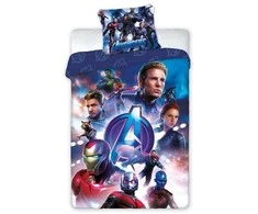 Patalynė bawełniana 140x200 Avengers 0704 Kapitan Ameryka Iron Man Hulk Bruce Banner Thor 049 poszewka 70x90