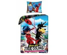 MCU Patalynė bawełniana 140x200 Biedronka Miraculous dziecięca su poszewką 70x90 Kids 09