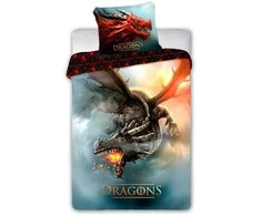 MCU Patalynė „Flying Dragon“ 140x200 cm - 100 procentų medvilnė