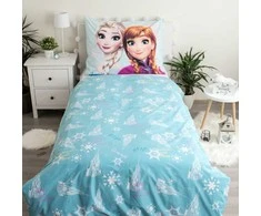 Patalynė bawełniana 140x200 Frozen Kraina Lodu melsva poszewka 70x90 Jf24