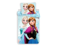 Patalynė bawełniana 140x200 Frozen Kraina Lodu melsva poszewka 70x90 Jf24
