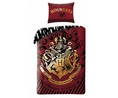 MCU Patalynė bawełniana 140x200 Harry Potter bordinė HP-8087BL poszewka 70x90 Halantex