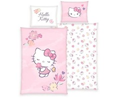 Bez Marki Patalynė dziecięca Hello Kitty Kotka SANRIO Kot Bawełniana poszewka 140x200