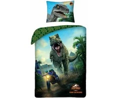 MCU Patalynė bawełniana 140x200 Jurassic World poszewka 70x90 Kids 12 Halantex