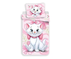 Patalynė bawełniana 140x200 Kot Marie Cat rožinė pszewka 70x90 JF24