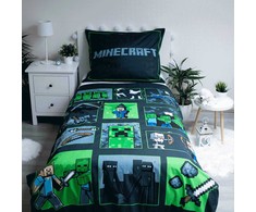 Patalynė bawełniana 140x200 Minecraft 1384 Survival Mode poszewka 70x90 JF 02