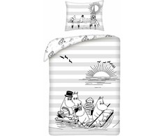 Halantex Vaikiškas patalynės komplektas Moomin, 140x200, 2 dalių