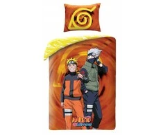 Patalynės komplektas MCU Patalynė bawełniana 140x200 Naruto ruda geltona poszewka 70x90 Kids 13 Halantex