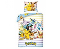 Halantex Vaikiškas patalynės komplektas Pokemon, 140x200, 2 dalių