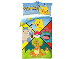 „Pokemon“ patalynė 140 x 200 cm + 70 x 90 cm