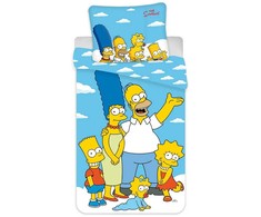 The Simpsons Vaikiškas patalynės komplektas, 140x200 cm + 70x90 cm
