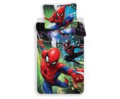 Jerry Fabrics SPIDERMAN vaikiška medvilninė patalynė 140x200 cm SPIDER-MAN MARVEL