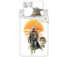 Patalynė bawełniana 140x200 Star Wars 1025 Gwiezdne Wojny Mandalorian 02 poszewka 70x90