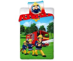 Faro Patalynė Strażak Sam 140x200 Pożar Ogień FIREMAN Straż Pożarna 27F