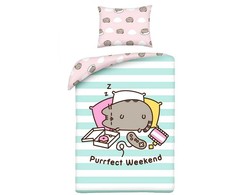 Halantex Medvilninė patalynė 160x200 Pusheen Kitten vaikams