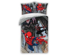 Halantex Spider-Man – Viengulis patalynės komplektas Žmogus voras – 160x200 cm, 2 dalių