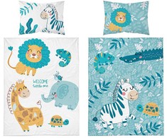 Detexpol LOVOS PATALĖS 90x120 LOKIO RINKINYS DRAMBLIŲ PELĖDŲ EKSKAVATORIUS Vienaragių zoologijos sodas