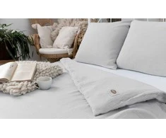 Multitex Patalynė bawełniana muślinowa 220x200 pilka 42 jednobarwana Matex