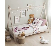 Faro vaikiškas patalynės komplektas Cuddles 018 Magic Unicorn, 100x135, 2 dalių