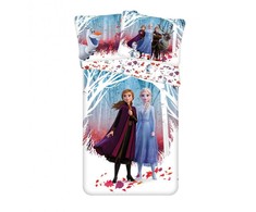 Patalynė dziecięca 140x200 Frozen Kraina Lodu 9473 Anna Elsa poszewka 70x90