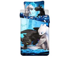 Patalynė dziecięca 140x200 How to train your dragon 8537 poszewka 70x90 How to train the Dragon 3