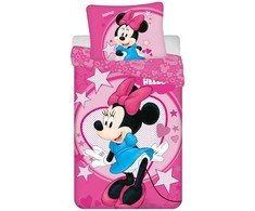 Patalynė dziecięca 140x200 Minnie Hello poszewka 70x90