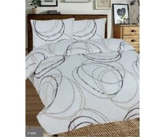 Matex Flanelinės patalynės komplektas 220x200 cm, 100% medvilnė, šilta ir minkšta, geometrinis raštas, antklodės ir pagalvių užvalkalai, žieminė patalynė