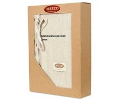 Patalynės komplektas Multitex Patalynė 160 x 200 3cz druk. LINEN MATEX 02