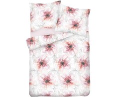 Matex Medvilnės satino patalynės komplektas, 220x200 cm antklodės užvalkalas su pagalvėmis, OEKO-TEX sertifikatas, dovanų dėžutė, hipoalerginė patalynė, miegamojo tekstilė