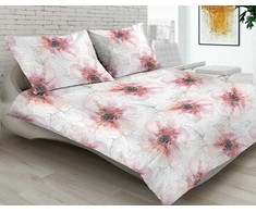 Matex Medvilnės satino patalynės komplektas, 220x200 cm antklodės užvalkalas su pagalvėmis, OEKO-TEX sertifikatas, dovanų dėžutė, hipoalerginė patalynė, miegamojo tekstilė