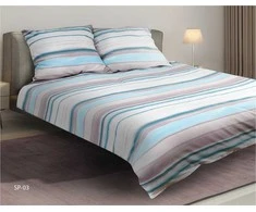 Patalynės komplektas Matex Patalynė satynowa 220x200 03A Premium šviesiai violetinė turkusowa rožinė pudrowa mix pasy