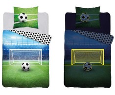 Detexpol ŠVYTI TAMSIOJE PATALĖJE 140 x 200 FUTBOLIS FUTBOLO ĮVARTOS LAUKAS