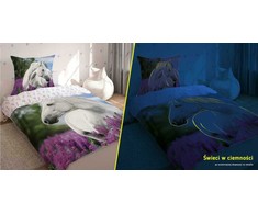 Detexpol Vaikiškas šviečiantis tamsoje patalynės komplektas 160x200, 2 dalių