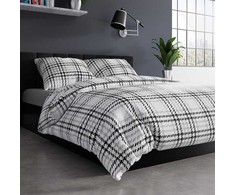 Satininės medvilnės patalynės komplektas, 160x200 cm, minkšta ir patogi patalynė, elegantiškas miegamojo dekoras, 2 pagalvių užvalkalai 70x80 cm
