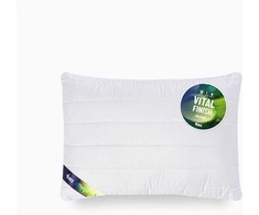 Hipoalerginė pagalvė 50x70 cm, Tencel užvalkalas, 600g užpildas, balta miego pagalvė, patogi lova pagalvė, skalbiama