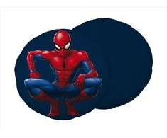 Poduszka dekoracyjna 35 cm Spider-man tamsiai mėlyna kształtka przytulanka