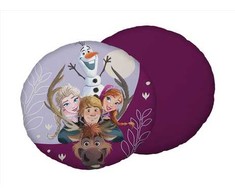 Poduszka dekoracyjna 40 cm Frozen Family 03 violetinė polarowa kształtka przytulanka