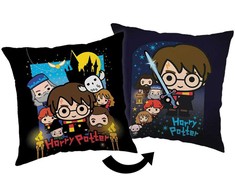 Poduszka dekoracyjna 40x40 Harry Potter Friends tamsiai mėlyna JF24