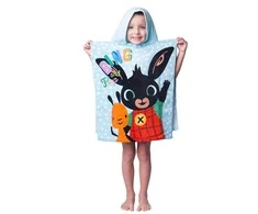 Bunny Bing Vaikiškas rankšluostis-pončas, 50x115 cm